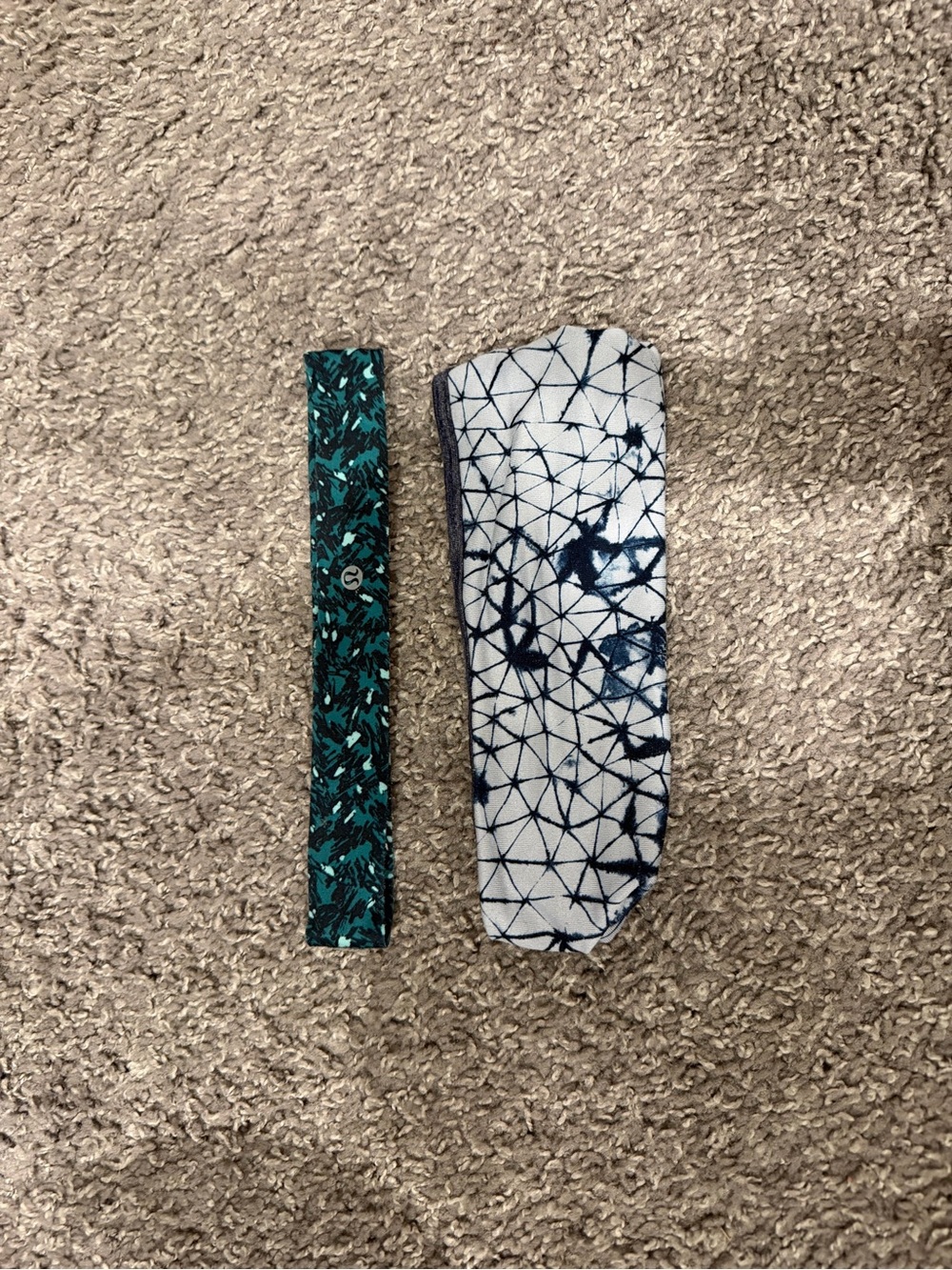 lululemon athletica Teal and Navy Women's Stretch Headbands